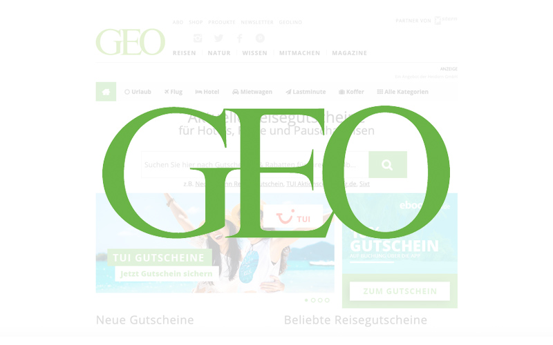 GEO.de/Gutscheine